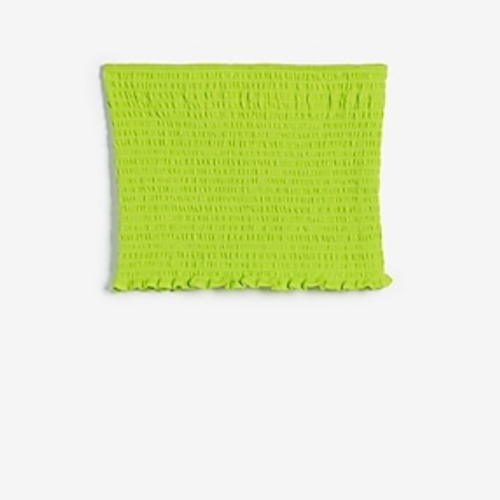 Smocked crop top